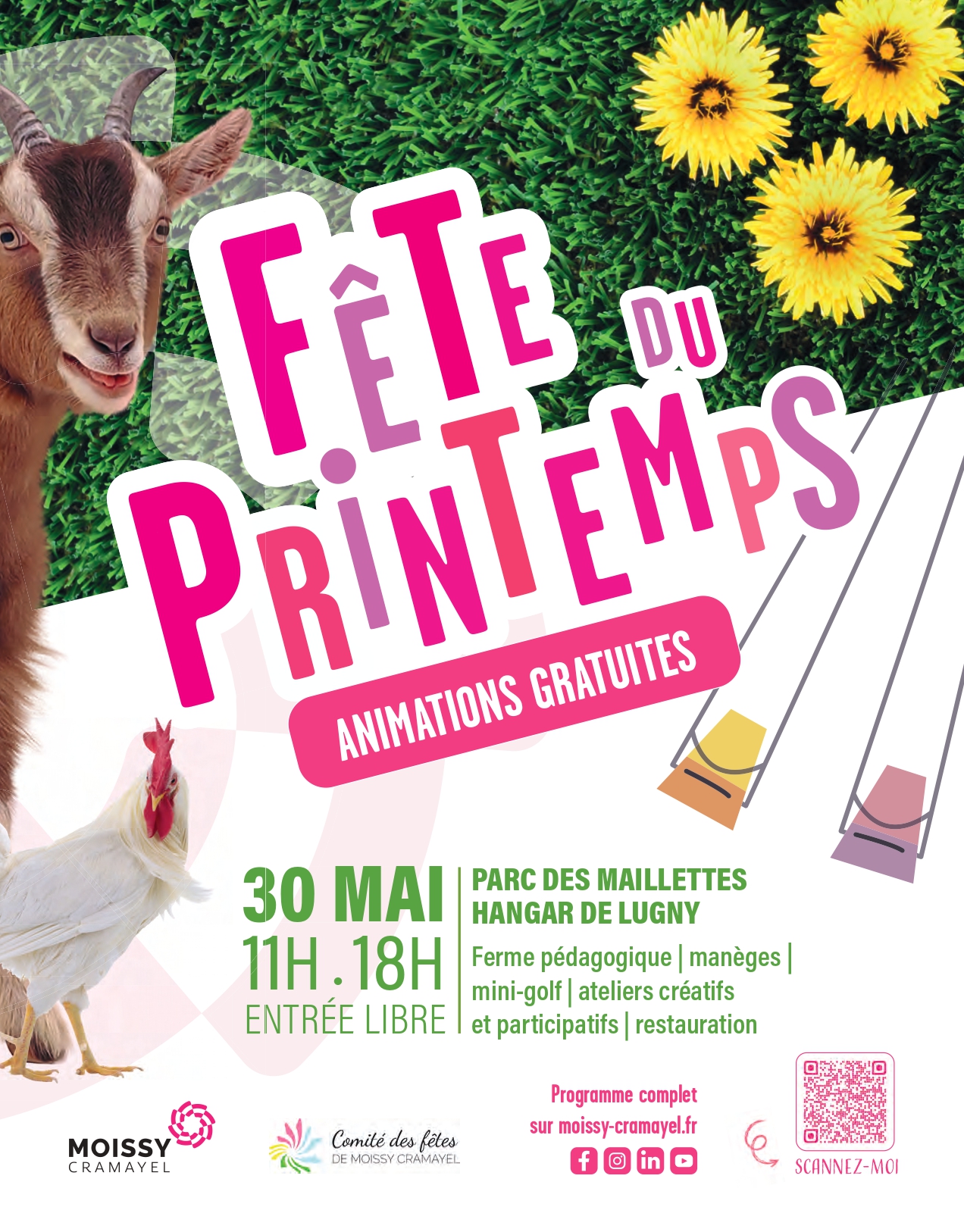 Phasmes & Compagnie sera à la Fête du Printemps de Moissy-Cramayel
